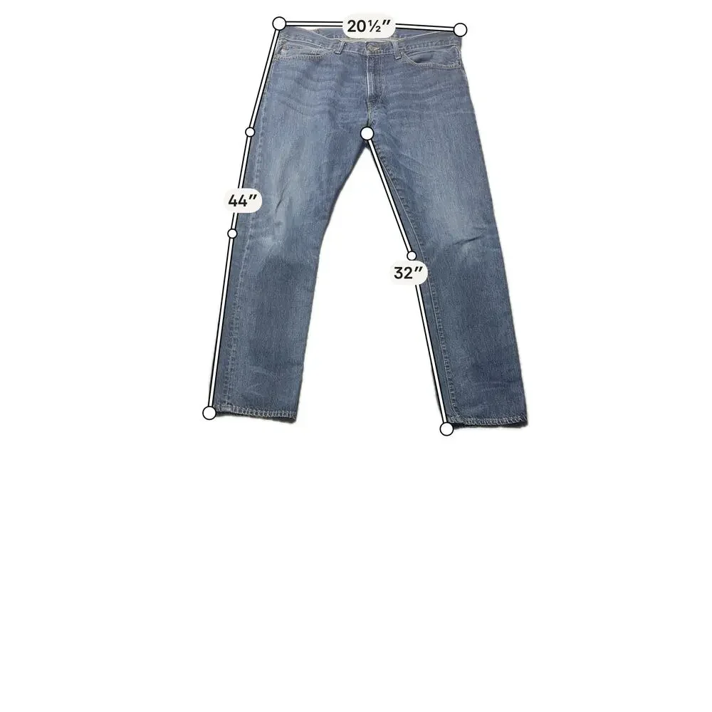 Polo Ralph Lauren Straight Jeans Mens 36x34 Blue Denim The Hampton Relaxed Fit